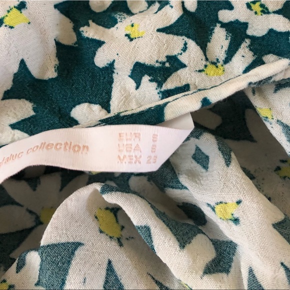 ZARA floral button up blouse - Picture 6 of 10